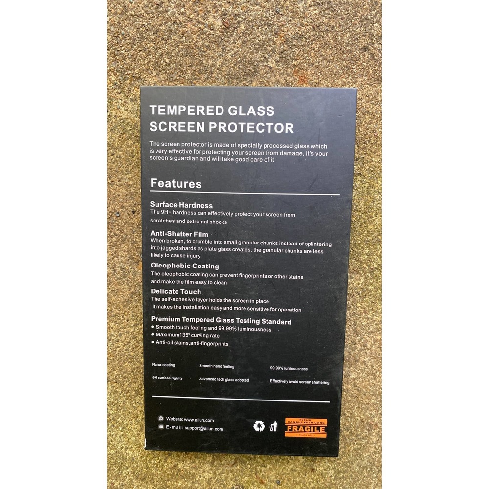 Ailun LG Stylo 7 Glass Oleophobic Coating Screen Protector Pack Of 3